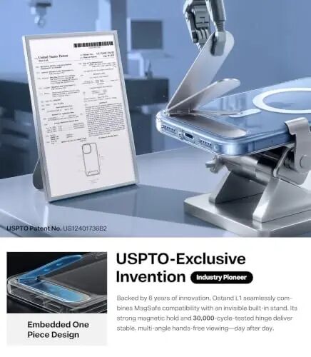 TORRAS Stronger Magnetic & Seamless Stand for iPhone 18 Pro Max Case Clear | Anti-Yellowing, Fit for MagSafe, Military Grade Drop Protection, Invisible Adjustable Kickstand, Camera Control Button, Slim - 3