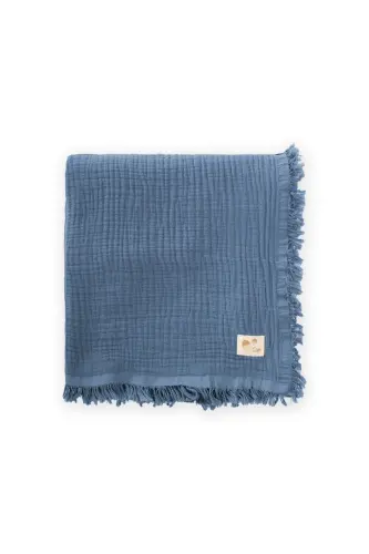 To'rt qavat popukli adyol 80X120 Sm Indigo Moviy-INDIGO MOVIY - 1