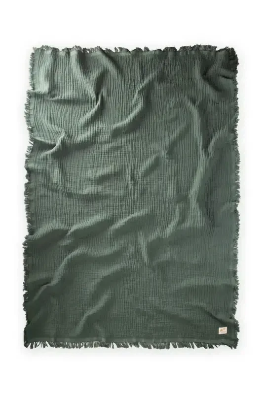 To'rt Qavat Popukli Adyol 80X120 Sm Xaki Yashil-XAKI YASHIL - 2