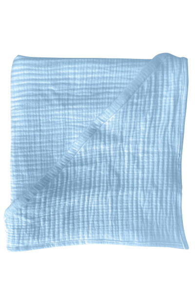 To'rt qavatli muslin chaqaloq bolalar sochiq pechka hammom sochiq paxta plyaj sochiq poncho 4 qavat - 4