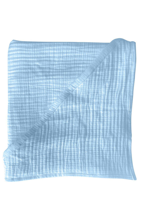 To'rt qavatli muslin chaqaloq bolalar sochiq pechka hammom sochiq paxta plyaj sochiq poncho 4 qavat - 4