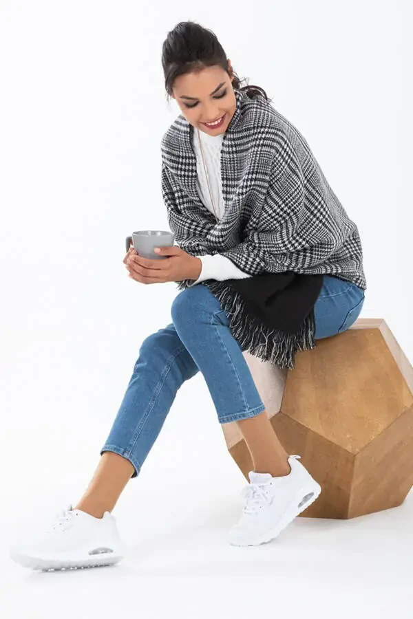 To'rtburchak ikki tomonlama yelka ro'moli - 5