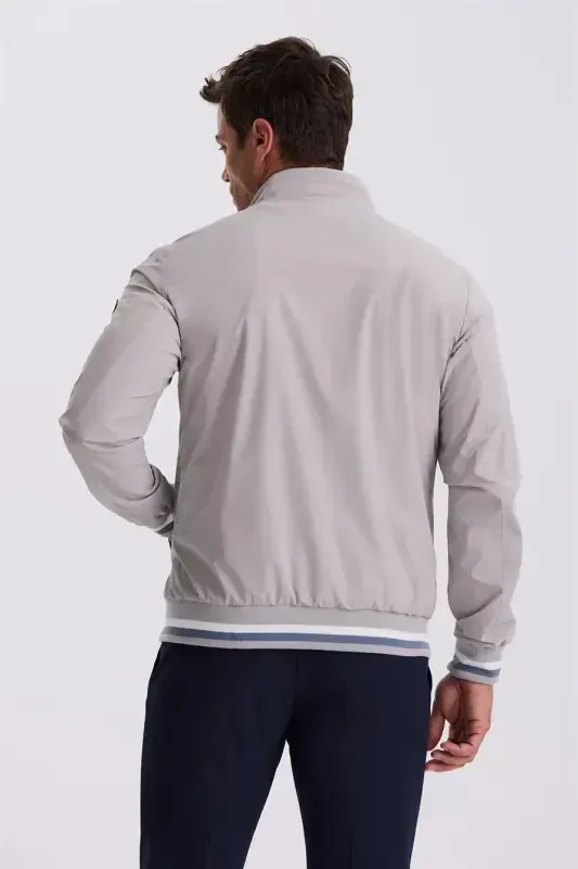 Tosh Comfort Fit Tik Yoqa Qulay Kesimli Mavsumiy Ko'ylagi - 4