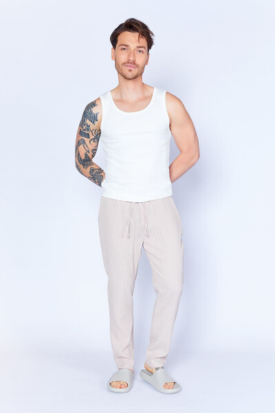 Tosh Ottoman Bel Lastikli Elastik Jogger Shimim | Ee10017849-7849 - MAN EDITION