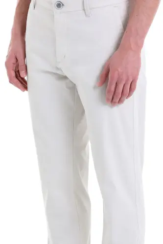 Tosh Regular Fit Toʻgʻri Paxtali Yon Choʻntakli Kanvas Shim - 4