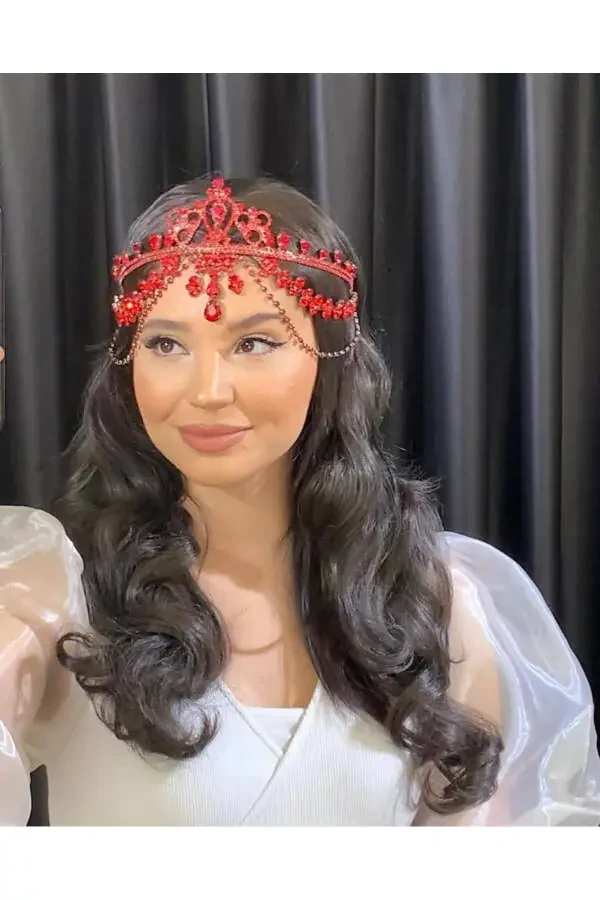 Toshli peshona kiyim to'y kelin nishon qina peshona - 3