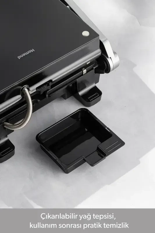 Тостер Grilliant 1343h с стеклянной поверхностью, 5 предустановленными программами, литыми пластинами, светодиодным дисплеем и функцией голосового оповещения - 10