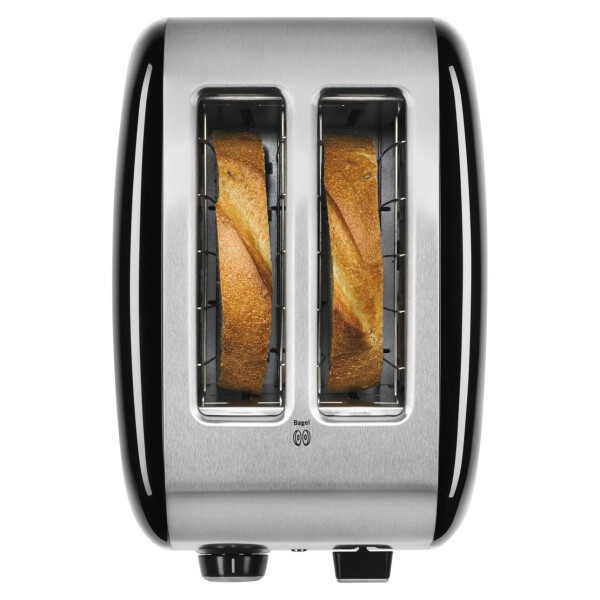 Тостер KitchenAid на 2 ломтика с ручным рычагом подъема, Onyx Black - KMT2115 - 2