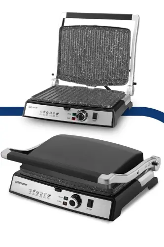 Tostmix Antrasit Paslanmaz Çelik 2000 Watt Granit Çıkarılabilir Plakalı Tost Ve Izgara Makinesi - Antrasit - 5