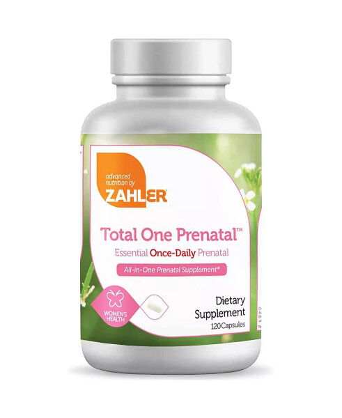 Total One Prenatal Once-Daily Vitamins - 120 Capsules No Color - 1