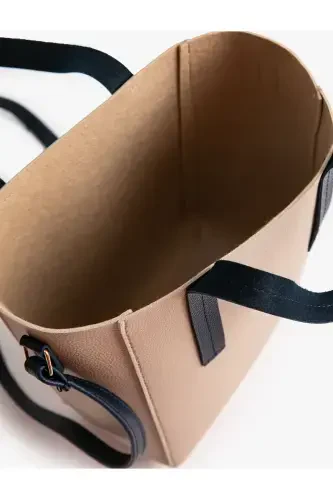 Tote Bag Faux Leather Medium Size - 4