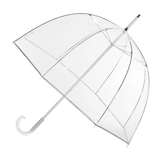 Totes Clear Bubble Umbrella with Dome Canopy, Lightweight Design, Wind and Rain Protection - 1