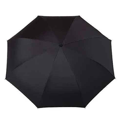 Totes InBrella - Teskari yopiladigan, ko'rinmas suv o'tkazmaydigan qoplamali soyabon - Avtomatik yopilish, teskari, tomchisiz va yomg'irli ob-havo uchun bo'ronbardosh - 4