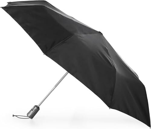 Totes Titan Portable Travel Umbrella - Windproof, Waterproof, Strong, Compact Umbrella - Perfect for the Car, Backpack, and On-the-Go - 1