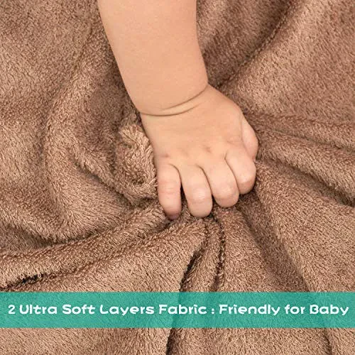 Touchat Hooded Baby Towels, Soft and Hypoallergenic Baby Bath Towels with Hood for Toddler Infant Newborn, Large and Absorbent Toddler Towels for Baby Boy Girl (Puppy, 35.1''x35.1'') - 6
