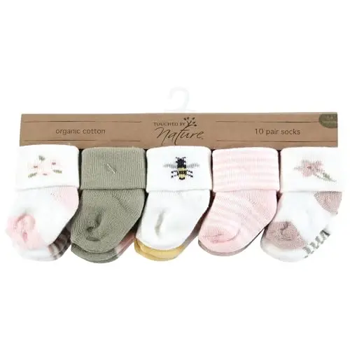 Touched by Nature Unisex Baby Organic Cotton Socks - TOUCHED (1)