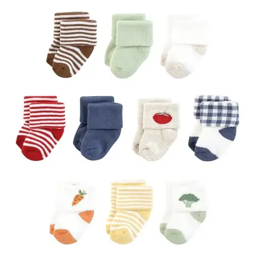 Touched by Nature Unisex Baby Organic Cotton Socks - 5
