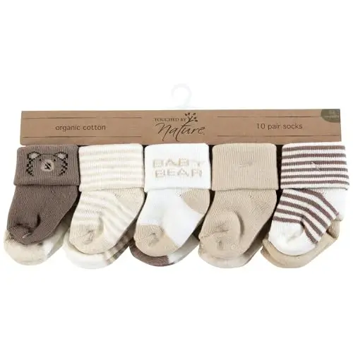 Touched by Nature Unisex Baby Organic Cotton Socks - TOUCHED BY NATURE (1)
