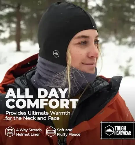 Tough Headwear Balaclava Erkaklar va Ayollar uchun Ski Maskasi - Mototsikl, Shiesty Maskasi - Termal Qishki Yuz Maskalari - Pasamontañas - 3