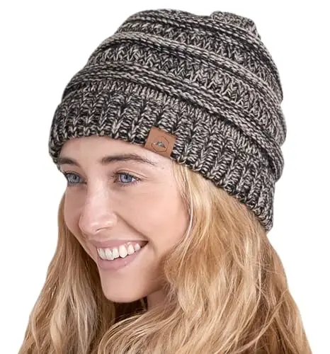 Tough Headwear Beanie Hat - Cable Knit Warmth - Winter Hats - Slouchy Fit - Beanies for Women - Itch-Free Winter Essentials - TOUGH HEADWEAR
