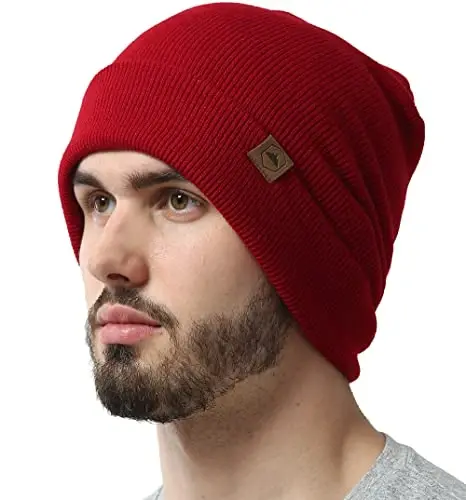 Tough Headwear Cuff Beanie Hat - All-Season Winter Cap - Stretch Fit Women & Mens Beanie - Durable Knit Unisex Winter Caps - 1