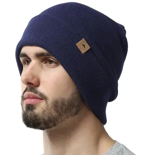 Tough Headwear Cuff Beanie Hat - All-Season Winter Cap - Stretch Fit Women & Mens Beanie - Durable Knit Unisex Winter Caps - TOUGH