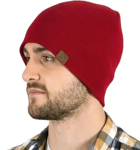 Tough Headwear Daily Knit Beanie Hat - Thermal Warmth Winter Hat - Breathable, Stretch Fit Beanie for Women & Men 