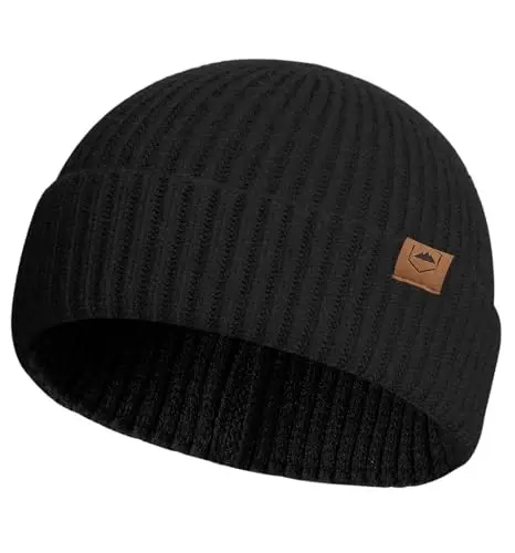Tough Headwear Daily Knit Beanie Hat - Thermal Warmth Winter Hat - Breathable, Stretch Fit Beanie for Women & Men - 1