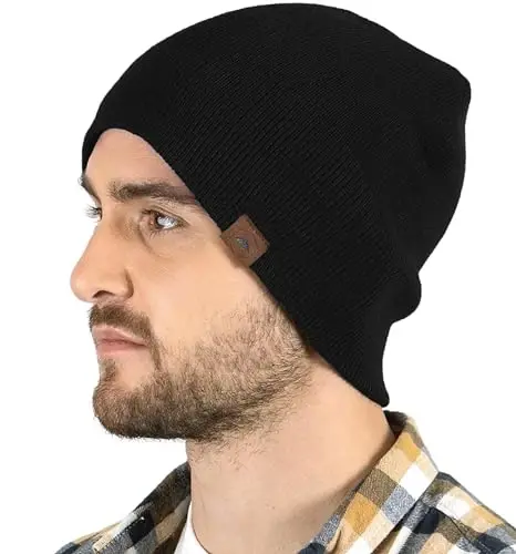 Tough Headwear Daily Knit Beanie Hat - Thermal Warmth Winter Hat - Breathable, Stretch Fit Beanie for Women & Men - TOUGH HEADWEAR
