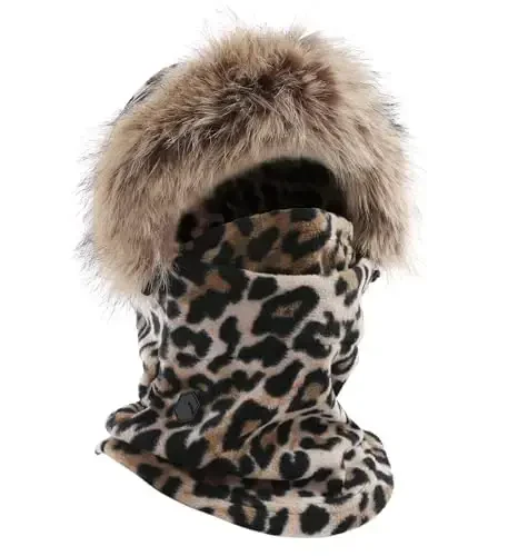 Tough Headwear Fleece Balaclava Ski Mask - Shamold o'tkazmaydigan yuz qoplamasi - Sovuq ob-havo uchun chang'i niqobi - Qishki aksessuarlar - 1