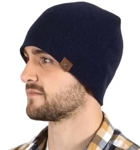 Tough Headwear Daily Knit Beanie Hat - Thermal Warmth Winter Hat - Breathable, Stretch Fit Beanie for Women & Men - 1