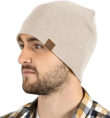 Tough Headwear Knit Beanie Hat - Stretch Fit Winter Hats for Men - Breathable Beanie for Women - Durable Acrylic Winter Cap - 1