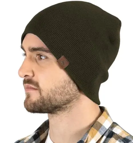 Tough Headwear Daily Knit Beanie Hat - Thermal Warmth Winter Hat - Breathable, Stretch Fit Beanie for Women & Men 