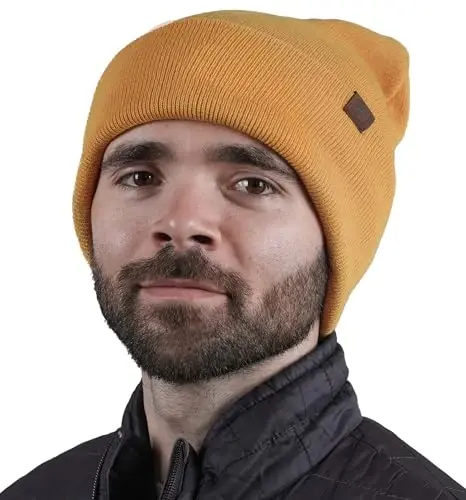 Tough Headwear Beanie Hat - Stretch-Fit Beanie for Men - Insulated Winter Hats for Women - Durable Knit Men’s Winter Cap - 1