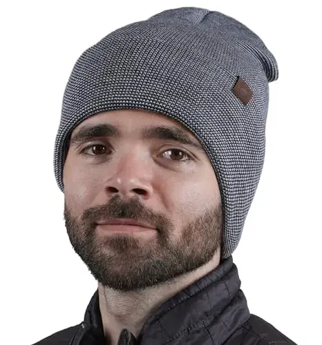 Tough Headwear Cuff Beanie Hat - All-Season Winter Cap - Stretch Fit Women & Mens Beanie - Durable Knit Unisex Winter Caps - 1