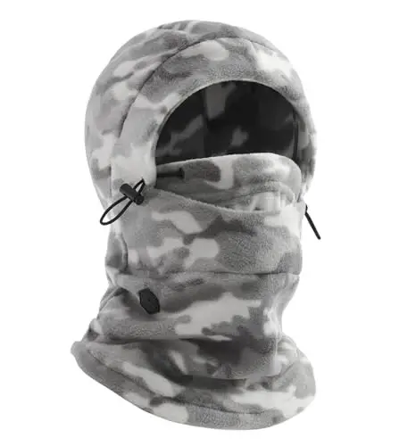 Tough Headwear Fleece Balaclava Ski Mask - Windproof Face Covering - Ski Mask for Cold Weather Gear - Winter Accessories 