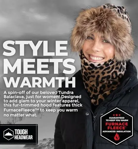 Tough Headwear Fleece Balaclava Ski Mask - Windproof Face Covering - Ski Mask for Cold Weather Gear - Winter Accessories - 2