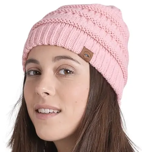 Tough Headwear Slouchy Beanie Hat - Itch-Free Winter Hats for Women - Stretchable Beanies for Women - Acrylic Winter Gear - 1
