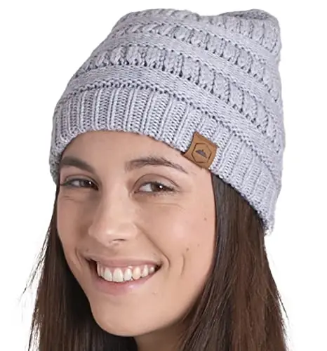 Tough Headwear Slouchy Beanie Hat - Itch-Free Winter Hats for Women - Stretchable Beanies for Women - Acrylic Winter Gear - 1