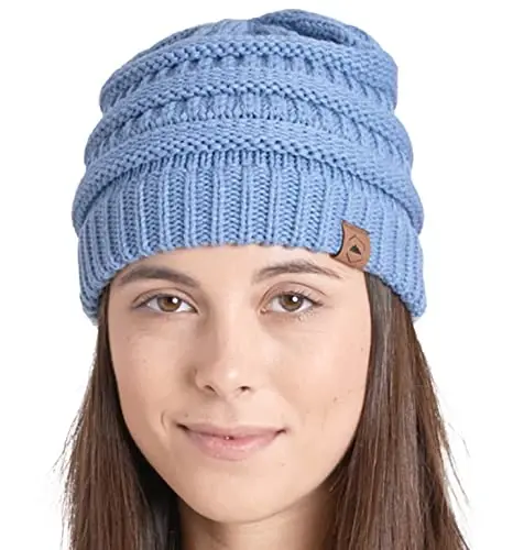 Tough Headwear Slouchy Beanie Hat - Женские Зимние Шапки Без Зуда - Тянущиеся Шапки для Женщин - Акриловая Зимняя Экипировка - 1
