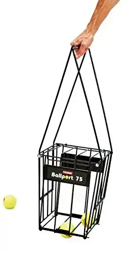Tourna Ballport Premium Wire Tennis Hopper for Ball Pickup, Practice, and Transport - 5