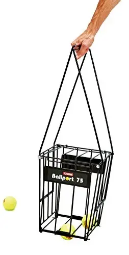 Tourna Ballport Premium Wire Tennis Hopper for Ball Pickup, Practice, and Transport - 5