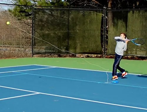 Tourna Fill & Drill Tennis Trainer, The Original Patented Water-Filled Base Tennis Trainer - 6