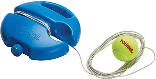 Tourna Fill & Drill Tennis Trainer, The Original Patented Water-Filled Base Tennis Trainer - 1