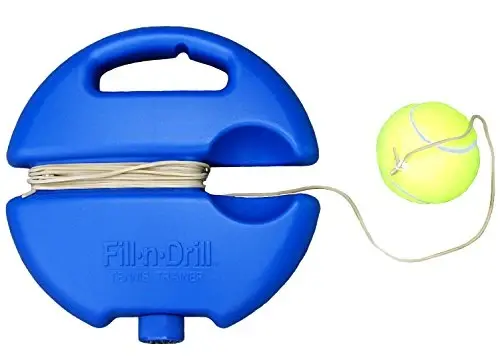Tourna Fill & Drill Tennis Trainer, The Original Patented Water-Filled Base Tennis Trainer - 2
