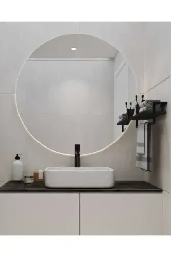 Towel Rack Anthracite Wall Mounted Shelf Accessory Scarf Hanger Bathroom Kitchen Organizer Multi-Purpose Shelf-Anthracite - 4