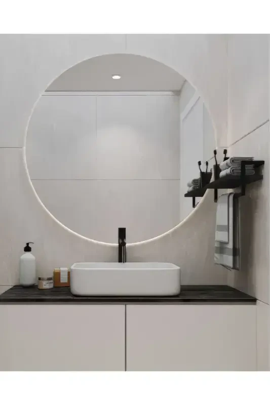 Towel Rack Anthracite Wall Mounted Shelf Accessory Scarf Hanger Bathroom Kitchen Organizer Multi-Purpose Shelf-Anthracite - 4