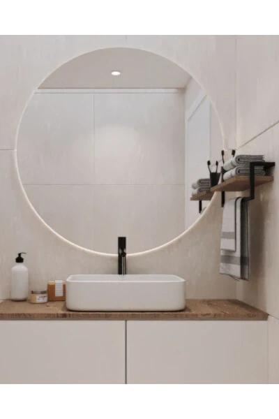 Towel Rack Bathroom Shelf Soap Dish Scarf Hanger Towel Hanger Bathroom Kitchen Organizer Multi-Purpose Rack - 4