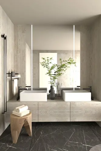 Towel Rack Bathroom Shelf Soap Dish Scarf Hanger Towel Hanger Bathroom Kitchen Organizer Multi-Purpose Shelf-White - 4