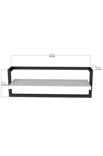 Towel Rack Bathroom Shelf Soap Dish Scarf Hanger Towel Hanger Bathroom Kitchen Organizer Multi-Purpose Shelf-White - 6